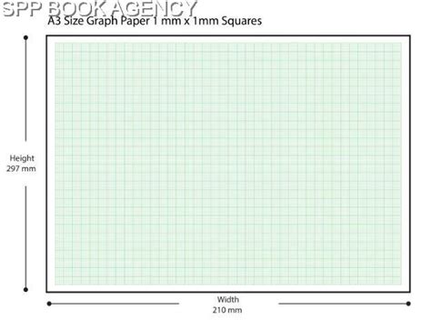 graph paper sheet mm square box gs
