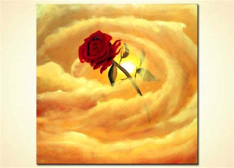 Painting For Sale Love Is In The Air Red Rose 482
