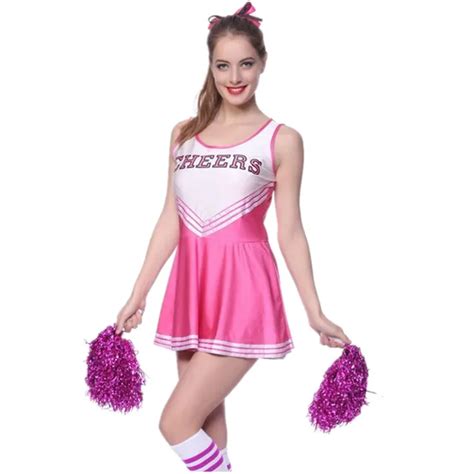2019 new listing sexy high school cheerleader costume cheer girls