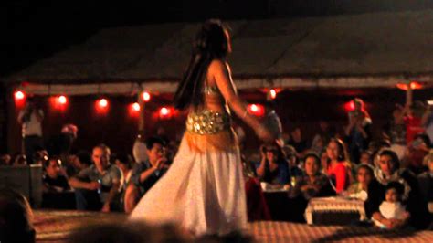 sexy arab girl belly dancing on arabic song at desert safari youtube