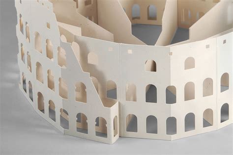 printable paper colosseum template
