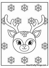 Reindeers Reindeer Cartoon Iheartcraftythings sketch template