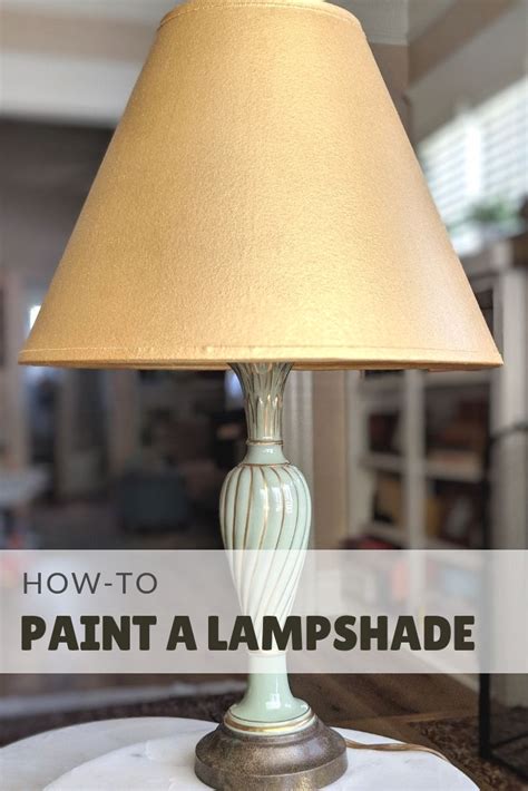 paint  lampshade   easy quick