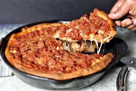 chicago style deep dish pizza dude  cookz