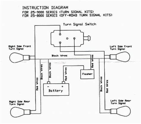 aftermarket turn signal switch wiring diagram