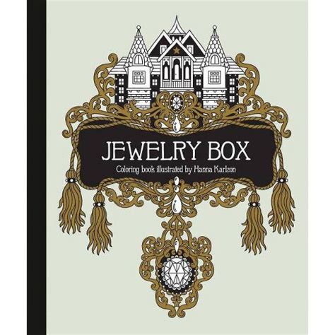 jewelry box coloring book hardcover target