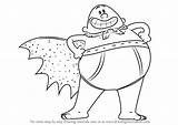 Underpants Captain Draw Coloring Pages Movie Drawing Toilet Step Printable Drawings Cartoon Template Sketch Color Lego Getdrawings Tutorials Getcolorings America sketch template