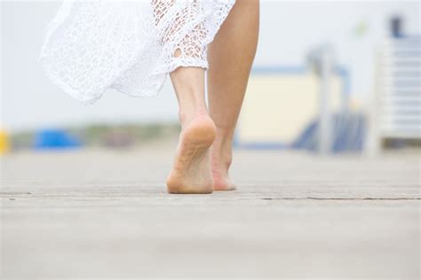 barefoot girl walks everywhere telegraph