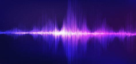 light sound wave  purple backgroundtechnology wave conceptdesign   studio
