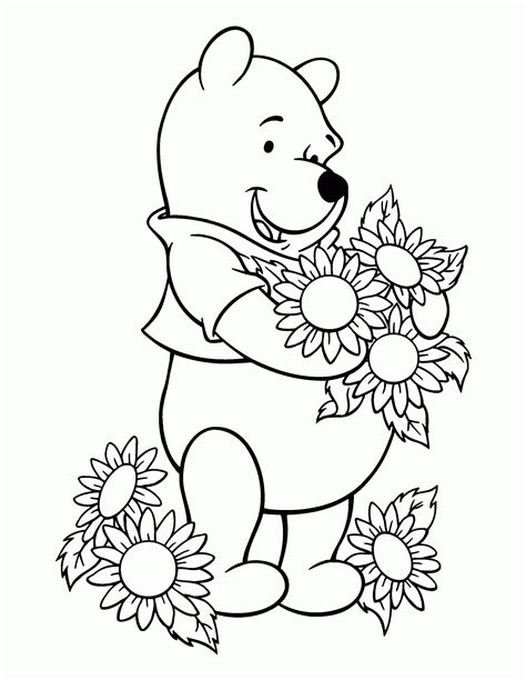 coloring pages winnie  pooh classic coloring home