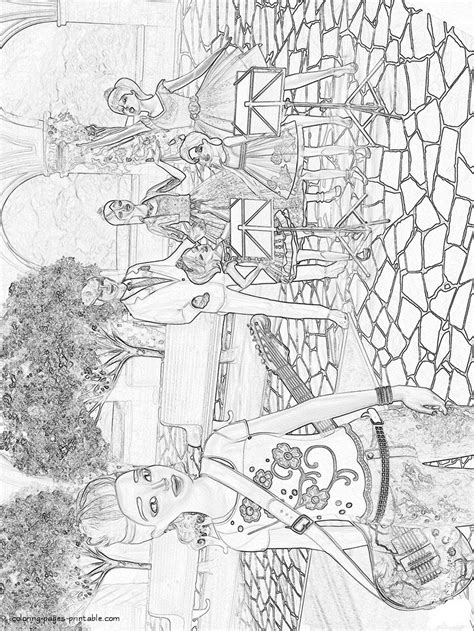 barbie  rock  royals colouring pages  coloring pages printablecom