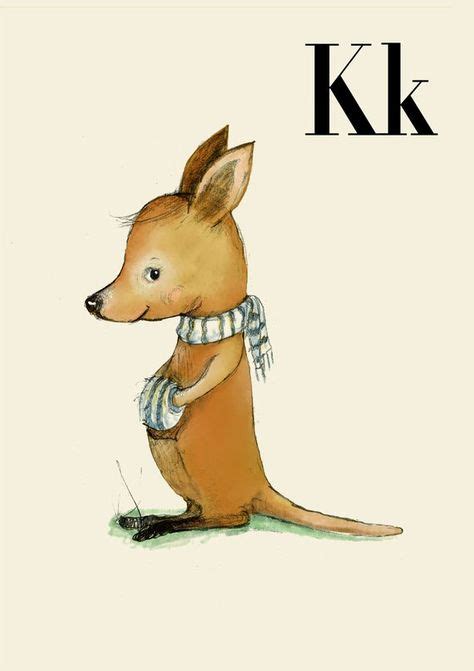 kangaroo print nursery animal print safari nursery alphabet letters