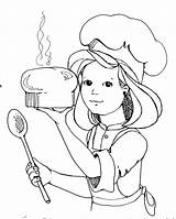 Cooking Clipart Girl Coloring Pages Clip Woman School Cute Kids Lds Artist Mormonshare Family Easy Girls Mormon Clipground Mom sketch template