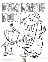 Coloring Dental Pages Kids Health Getcolorings Printable Pediatric Hygiene Color sketch template