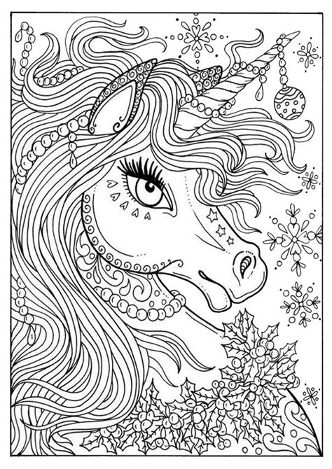 coloring pages cute unicorn coloring pages  adult