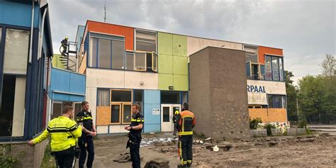 brandstichting  leegstaand schoolgebouw merenwijk leiden