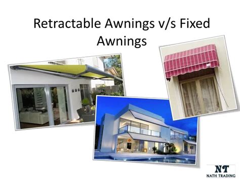 retractable awnings  fixed awnings powerpoint    id