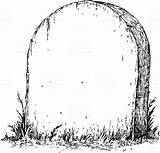 Tombstone Gravestone Realistic Tombstones Paintingvalley Webstockreview sketch template