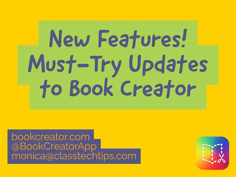 features   updates  book creator book creator app
