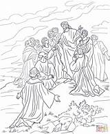 Jesus Coloring Pages Commission Great Tomb Crucifixion Empty Resurrection Drawing Color Printable Crafts sketch template