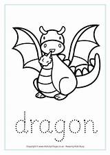 Dragon Worksheets Chinese Tracing Worksheet Dragons Coloring Colouring St Year Preschool George Word Zodiac Pages Finger Activity Fairy Kids Trace sketch template