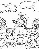 Sermon Jesus Christen Testament Disciples Fishermen Drucken sketch template