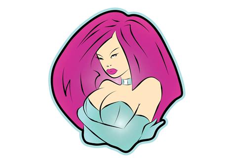 sexy cartoon pinup download free vector art stock
