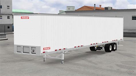 metal semi trailer fruehauf  american truck simulator