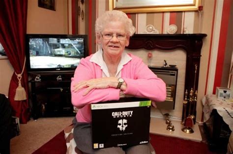 britain s oldest gamer granny loves a bit of call of duty daily star