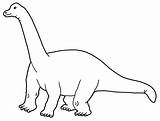 Dinosaur Coloring Pages Sauropod Print Great Entitlementtrap Clipartqueen sketch template