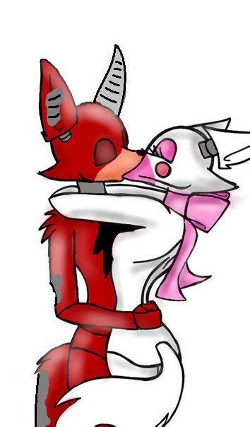 Our First Kiss Foxy And Mangle Fnaf Drawings