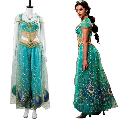 2020 The Movie Aladdin Princess Cosplay Jasmine Costume Naomi Scott