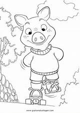 Piggly Wiggly Schwarte Disegno Colorare sketch template