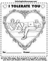 Satanic Taige Jensen Inappropriate Dewasa Gan Mewarnai Khusus Sheets Cards Joke Adulta Tirando Huffington Husband Adulthood Haha Huffpost sketch template