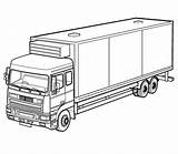 Coloring Truck Pages Semi Printable Trucks Procoloring Cool Sheets Drawing Colouring Choose Board Jan Hard sketch template