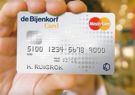 bijenkorf creditcard prepaid creditcard