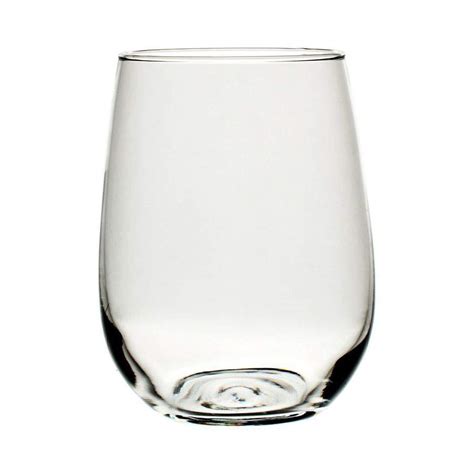 Stemless White Wine Glass 17oz Glassware