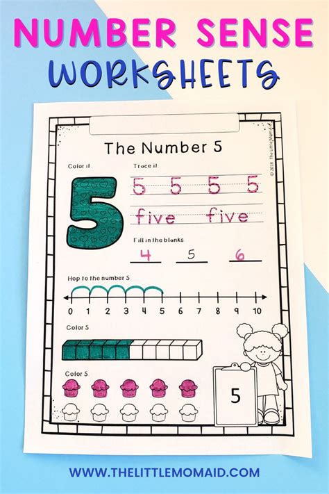 number sense worksheets   number practice number sense