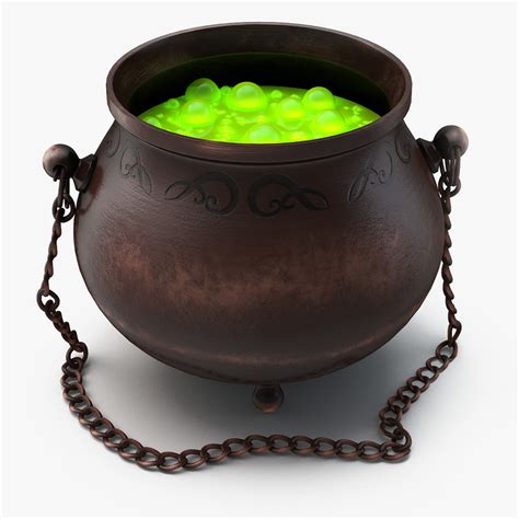 witch  cauldron  model