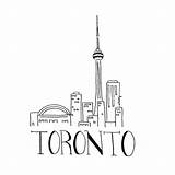 Toronto Drawing Skyline City Sketches Sketch Paintingvalley Etsy Illustration Drawings Wall Sold sketch template