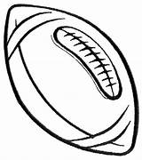Football Outline Drawing Clipart Getdrawings sketch template