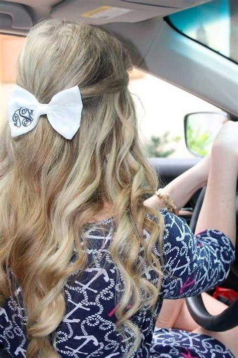 Top 50 Cute Girly Hairstyles With Bows Girly Hairstyles Bow