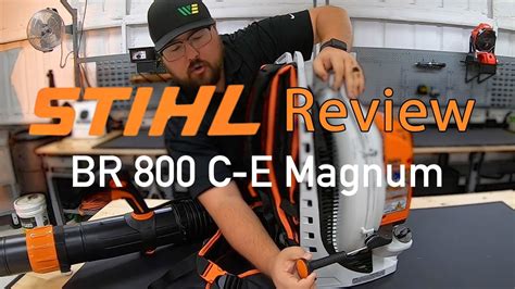stihl br    magnum review stihls  powerful backpack blower youtube