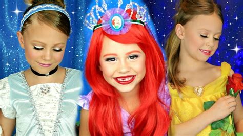 Disney Princess Makeup Compilation Cinderella Belle And
