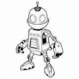 Clank Ratchet Kleurplaat Robots Ausmalbilder Leukvoorkids sketch template