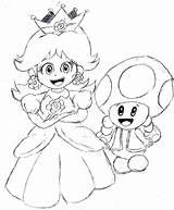 Coloring Daisy Peach Toadette Princess Toad Mario Luigi Bowser Pages Et Drawing Deviantart Search Use Library Again Bar Case Looking sketch template