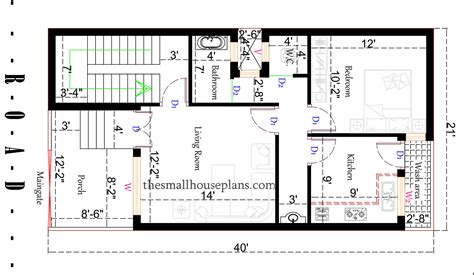 square feet house plan   bedroom house plan