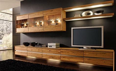 wood furniture  create  stylish modern interior home