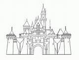 Coloring Castle Pages Disney Disneyland Printable Kingdom Magic Walt Cinderella Kids Print Florida Comments Coloringhome Library Clipart Popular sketch template
