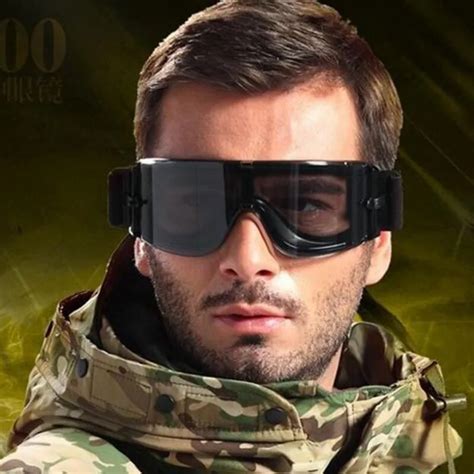Military Goggles 3 Lenses Tactical Army Sunglasses Paintball Airsoft